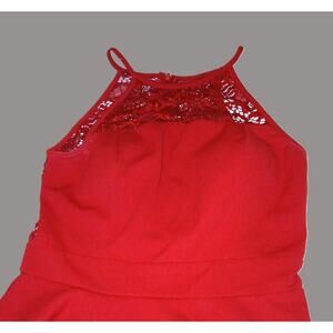 EMERALD SUNDAE Spaghetti Strap Party Mini Dress - Juniors Medium